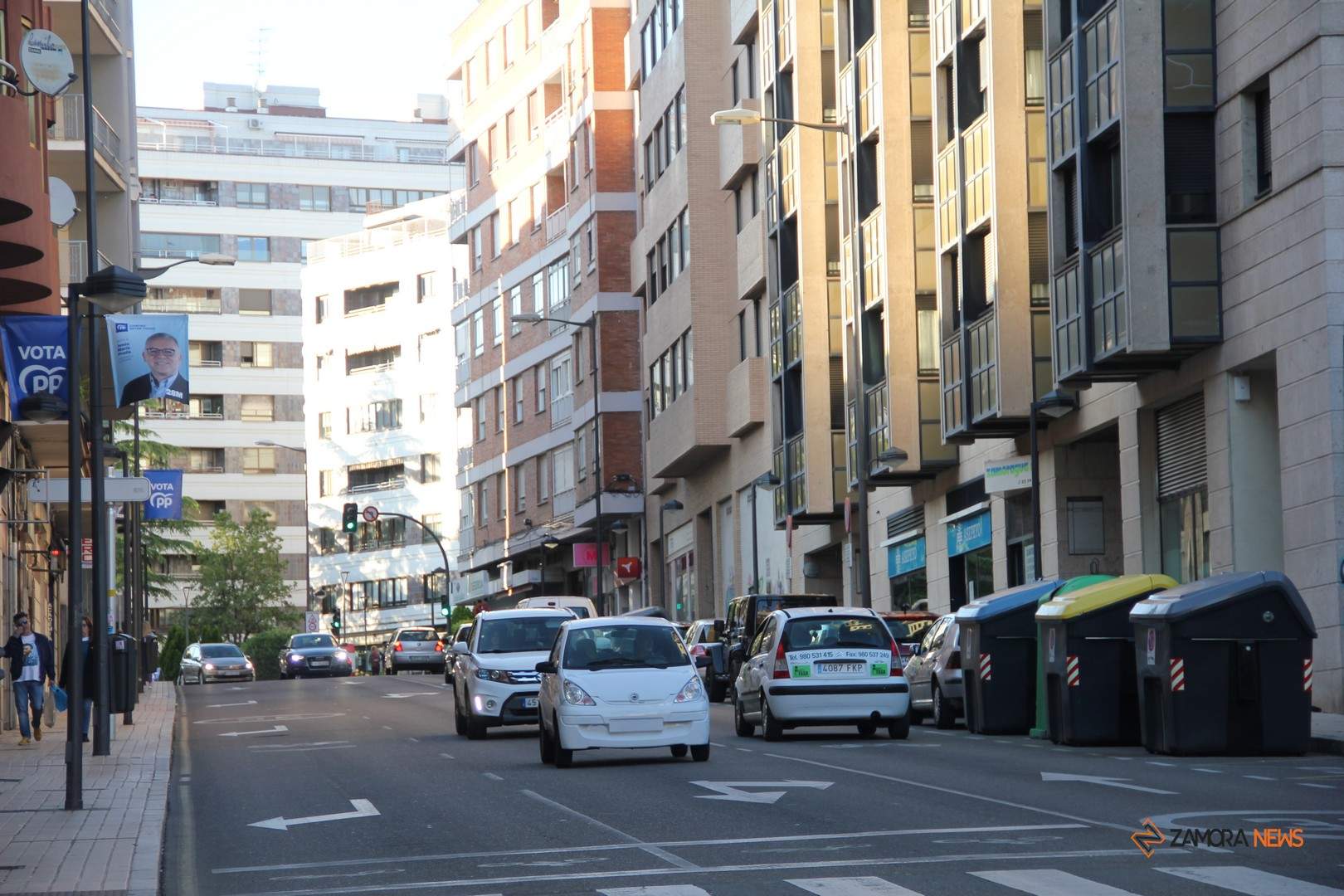 Tráfico en la avenida Portugal
