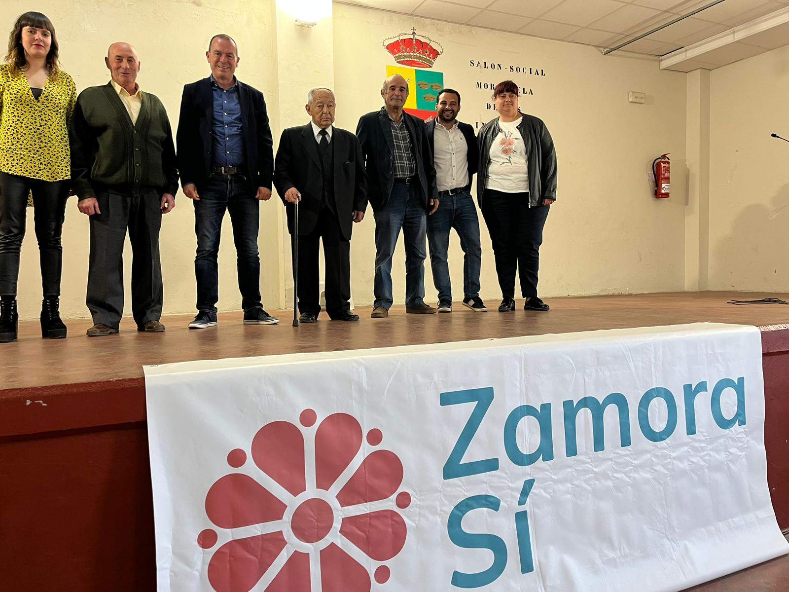 Acto de presentación de la candidatura de Zamora Sí en Moreruela de los Infanzones