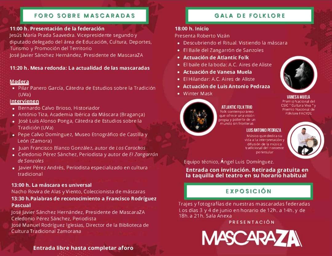 Cartel presentación MascaraZa