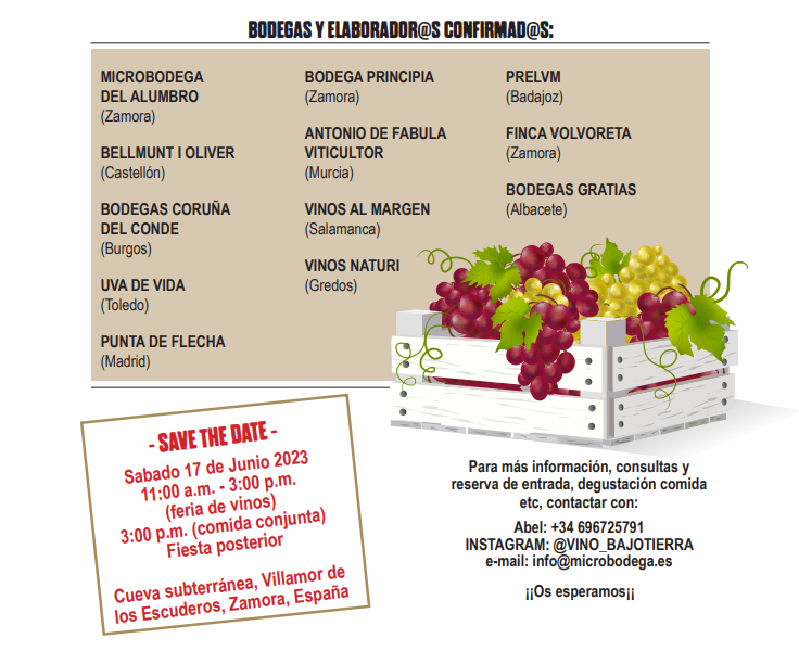 Cartel BAJOTIERRA, Feria de Productores de Villamor de los Escuderos