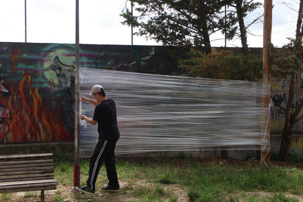 film para realizar los grafitis