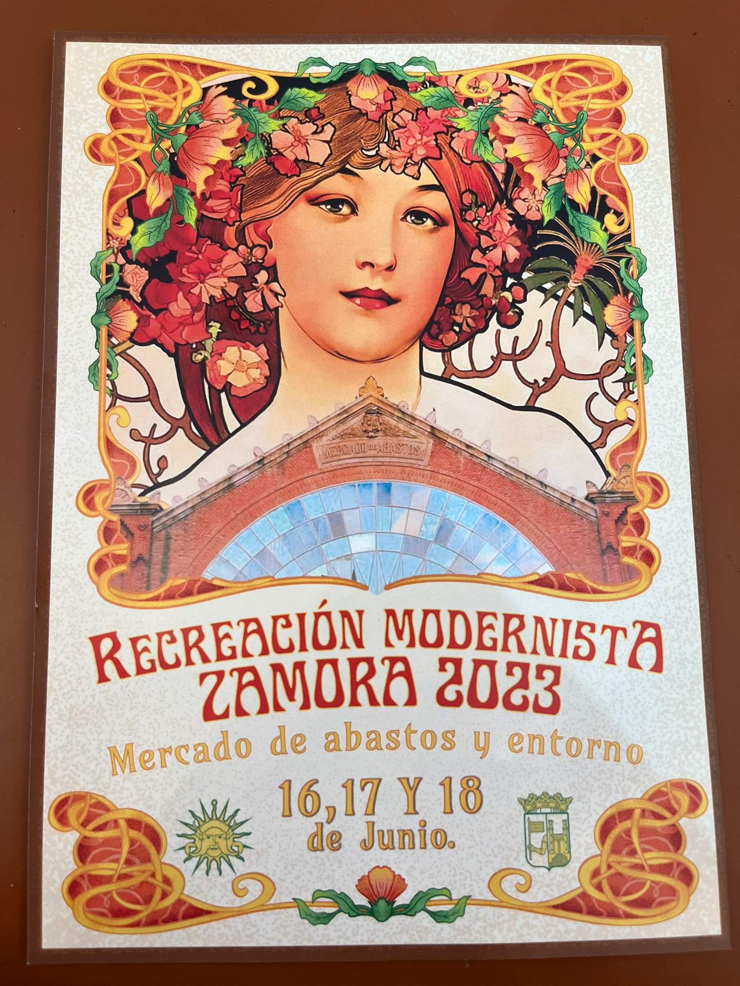 cartel recreación modernista
