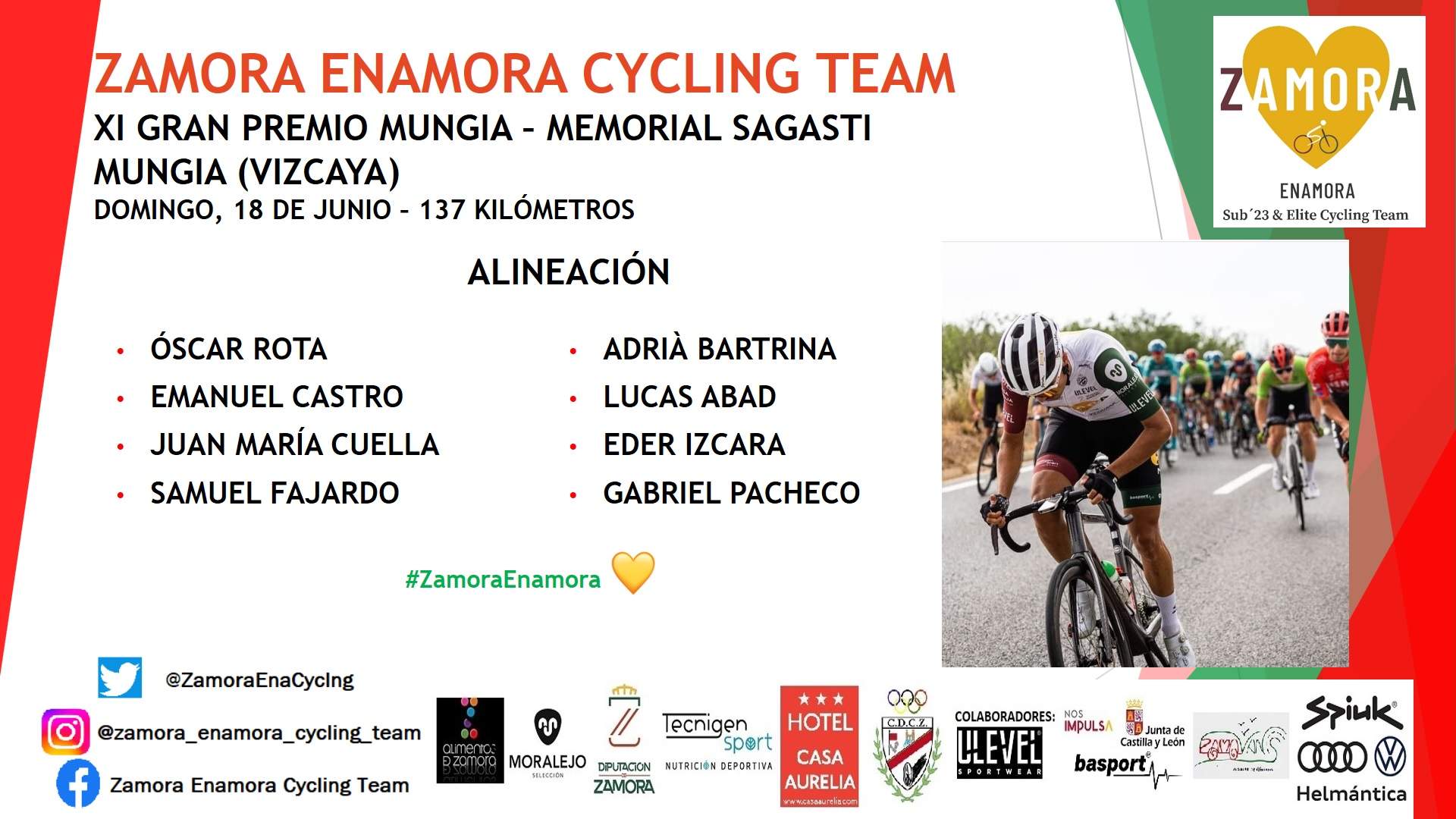 Alineación Mungia Memorial Sagasti - Zamora Enamora