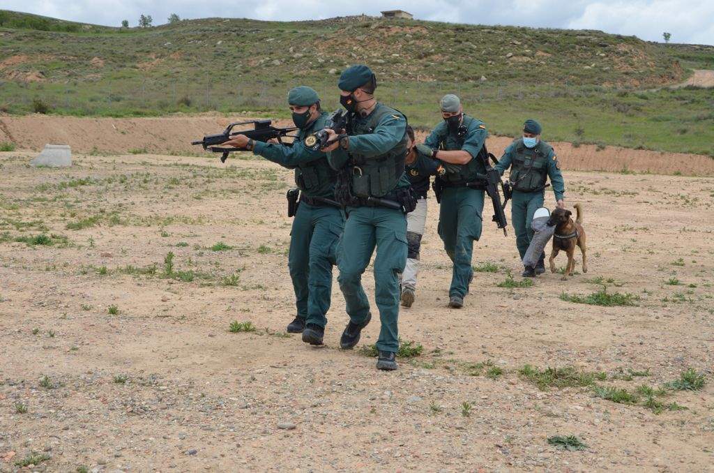 Grupo de Acción Rápida (GAR) durante una operación en Burkina Faso. Fotografía: GC