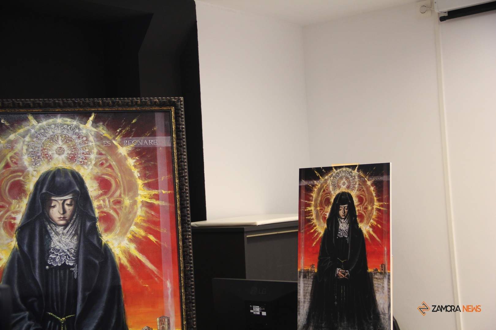Obra protagonista del cartel de la Coronación de La Soledad