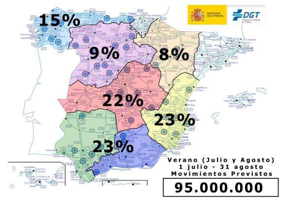 Dispositivo de tráfico verano