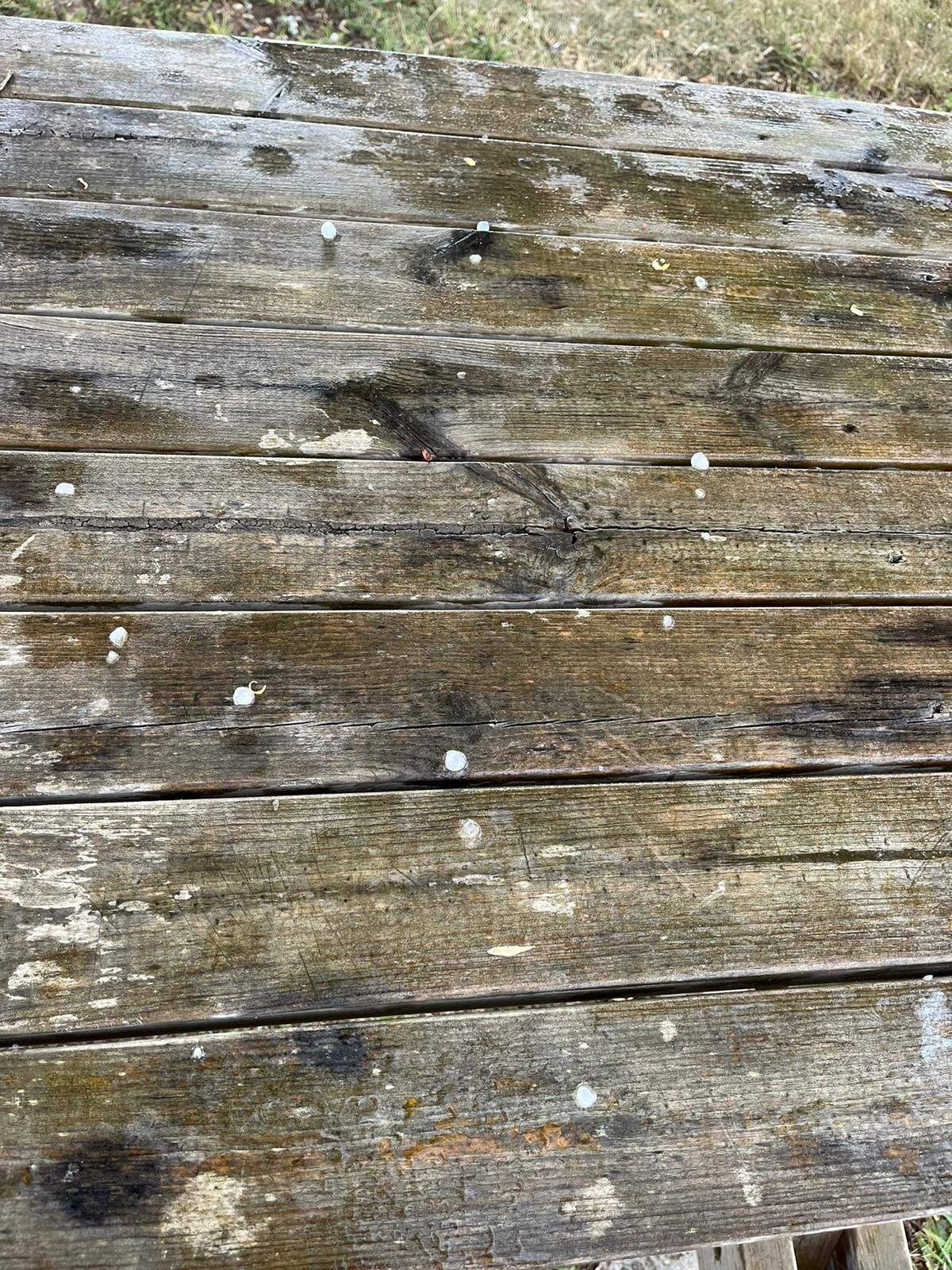 Granizo en el Tera