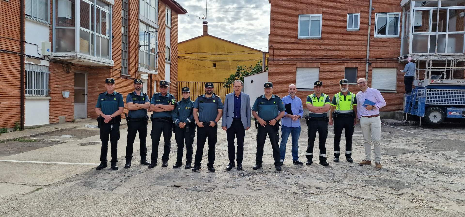 Policía Nacional y la Guardia de Alcañices.