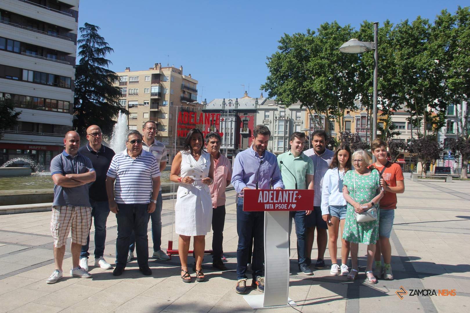Campaña electoral PSOE Zamora