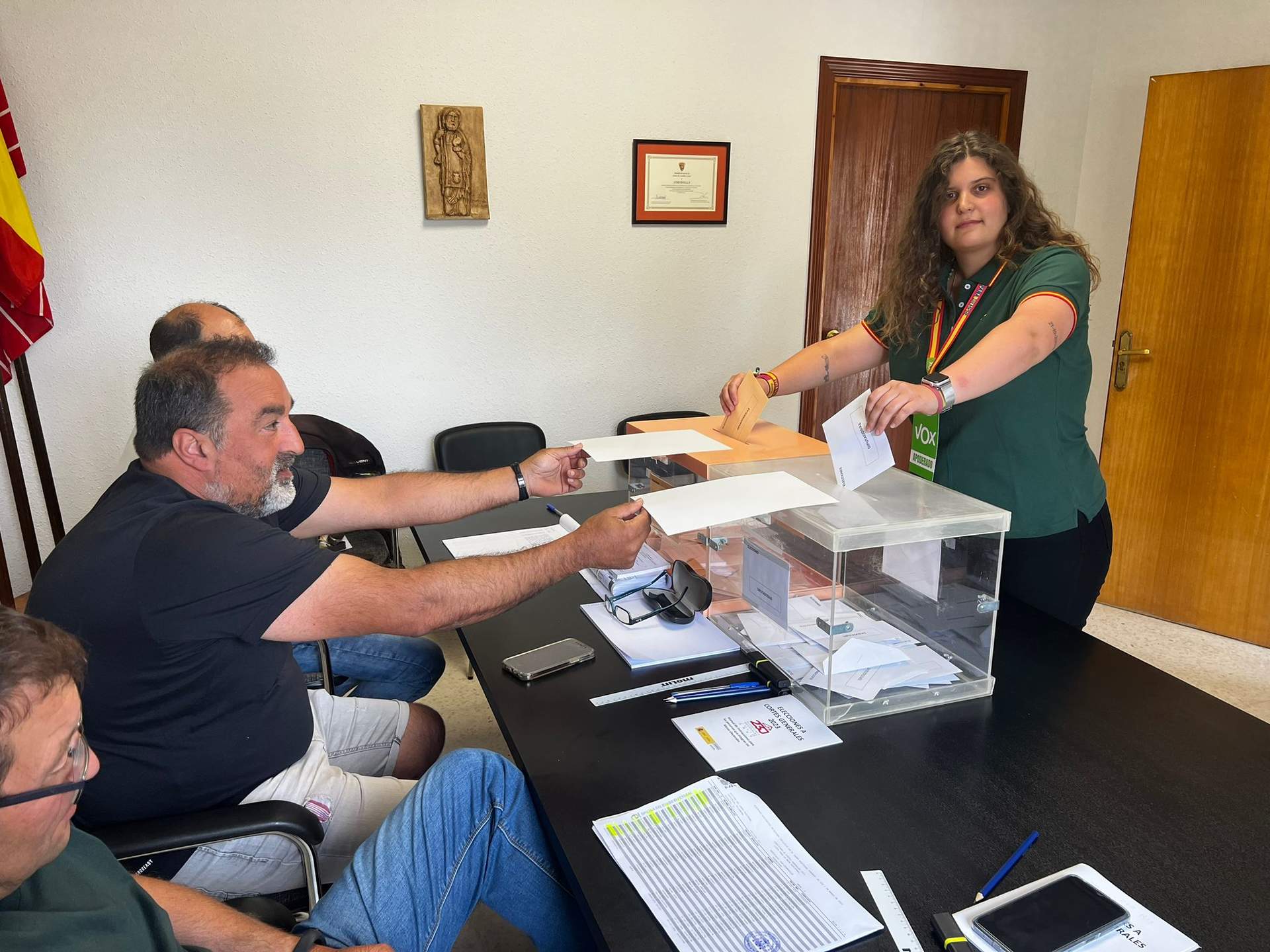 Andrea Flores, candidata de Vox Zamora al Senado