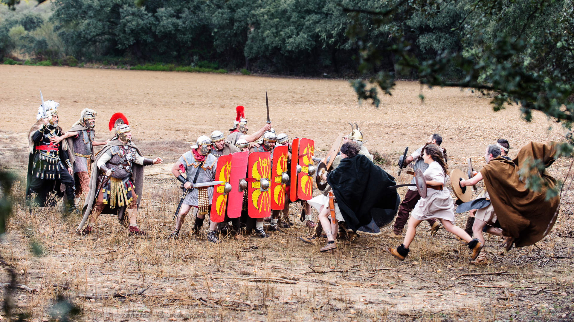 Recreación histórica Astures y Romanos