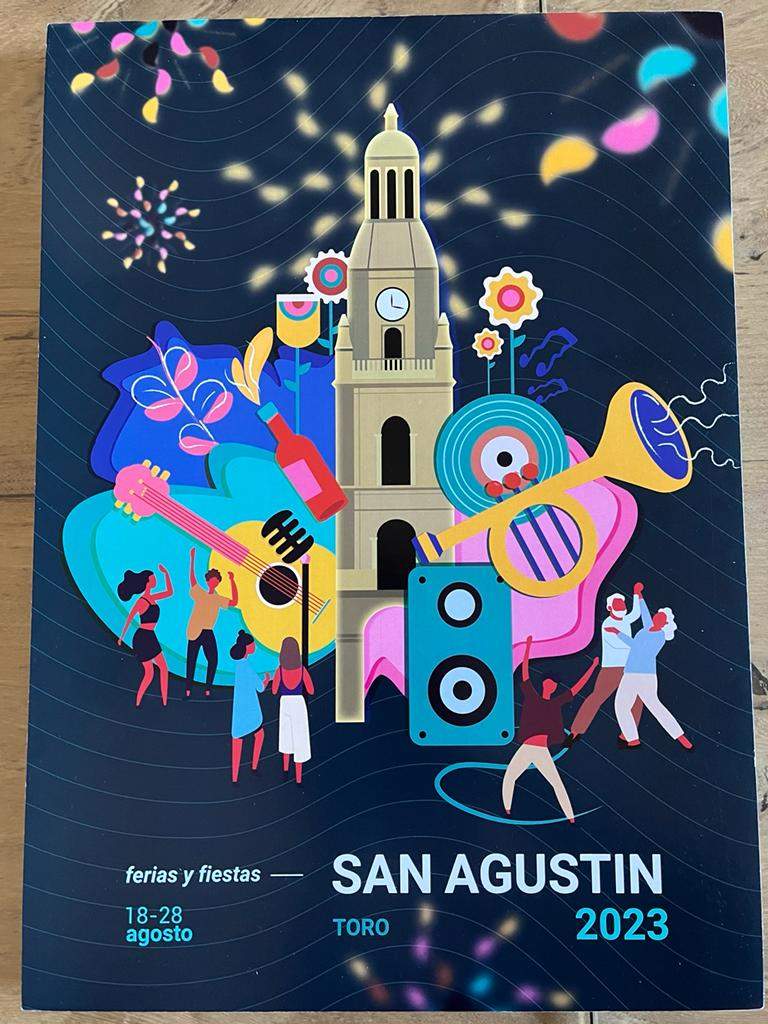 Cartel Ferias y Fiestas de San Agustín de Toro 2023