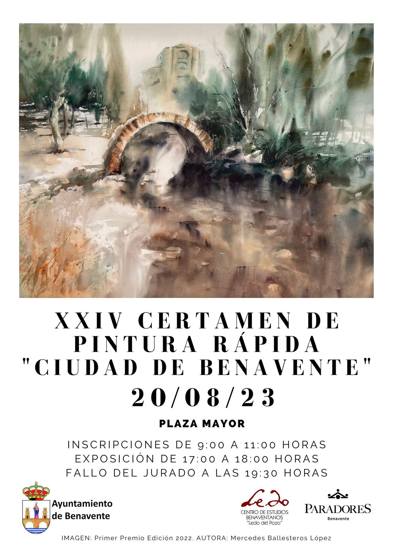 Cartel XXIV Certamen de Pintura Rápida
