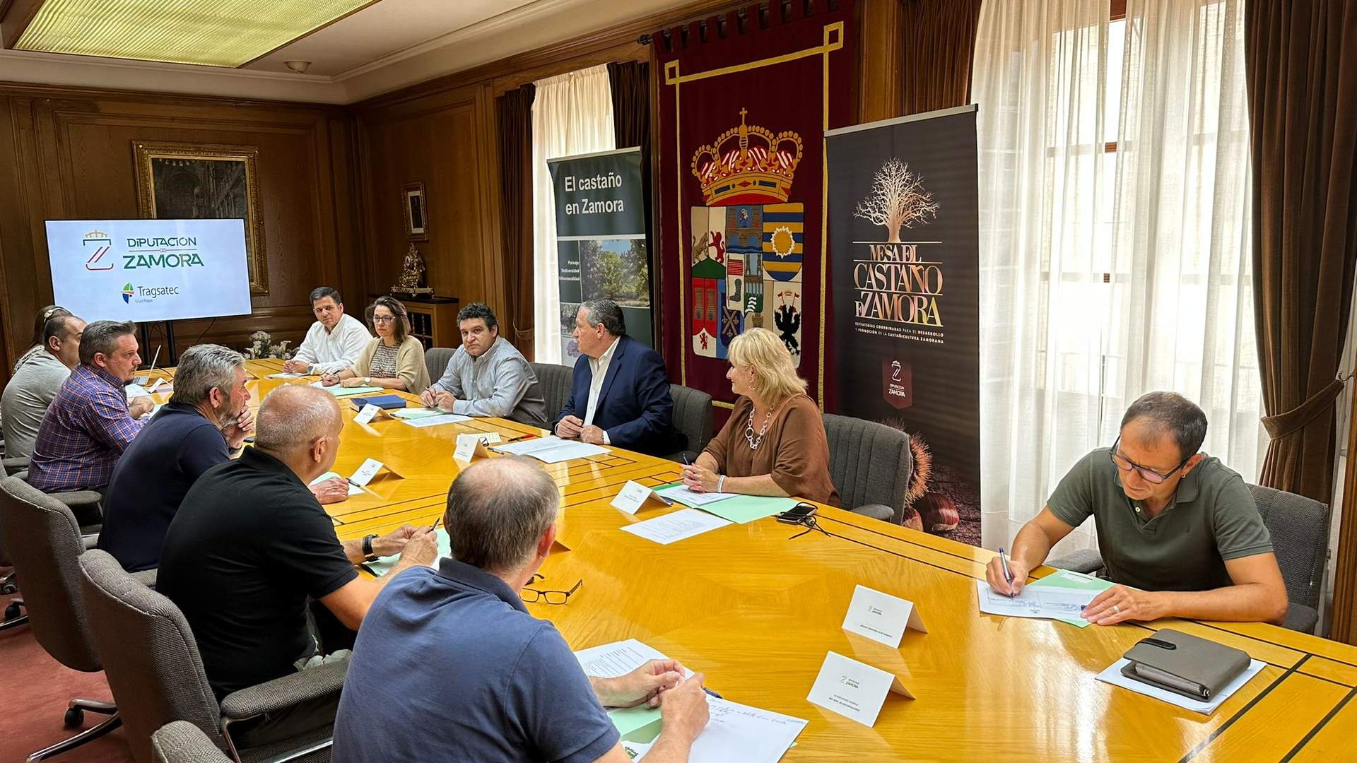 Diputación y Junta activan el Programa de Promoción de la Castañicultura