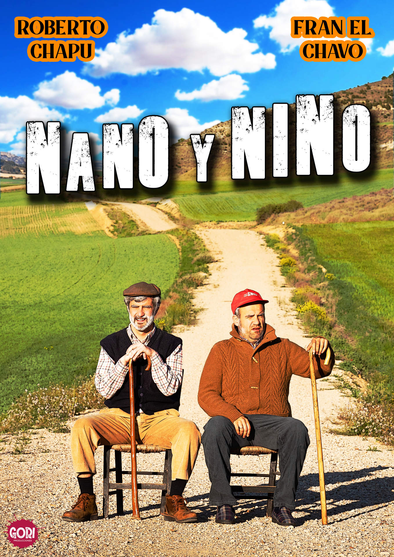 Cartel los humoristas Roberto Chapu y Fran el Chavo se convertirán en Nano y Nino