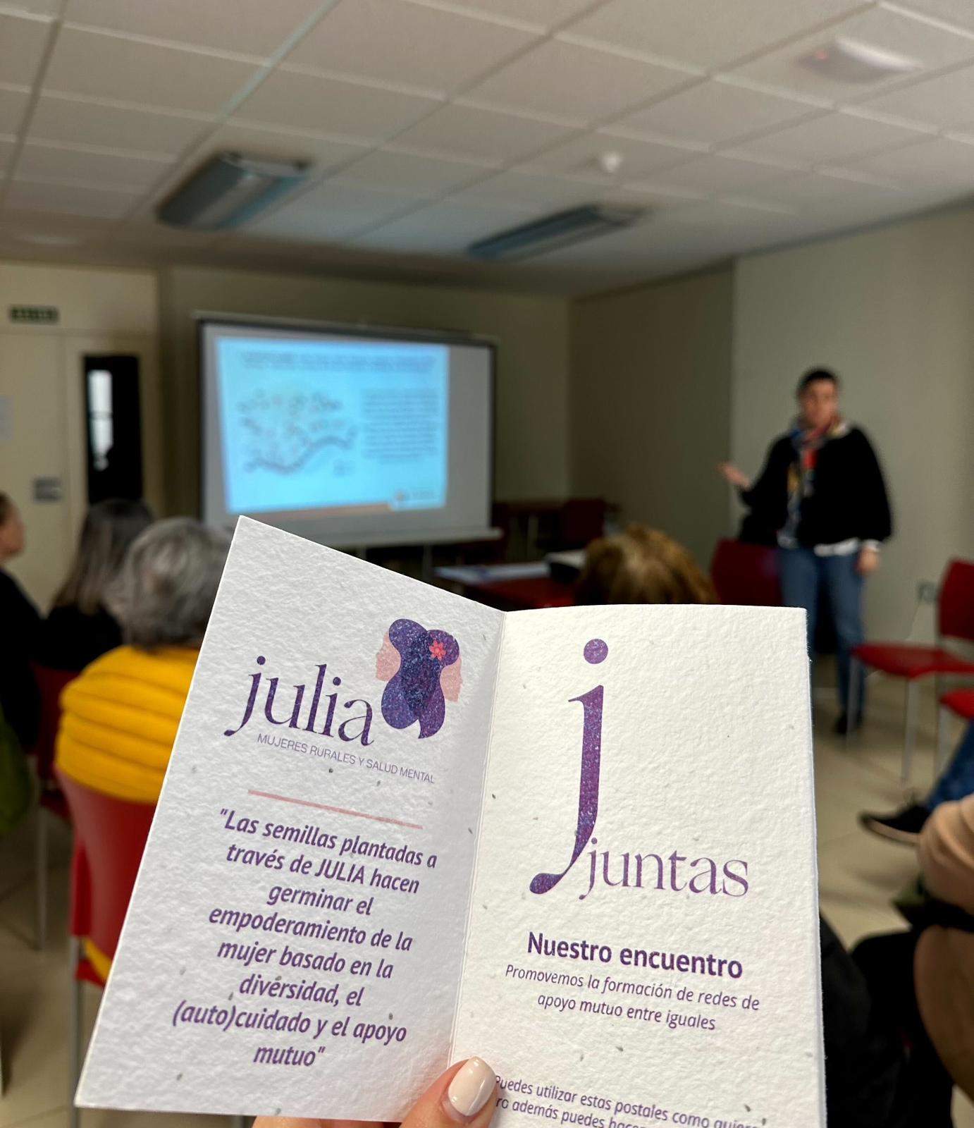 El Proyecto “JULIA; Mujeres Rurales y Salud Mental”
