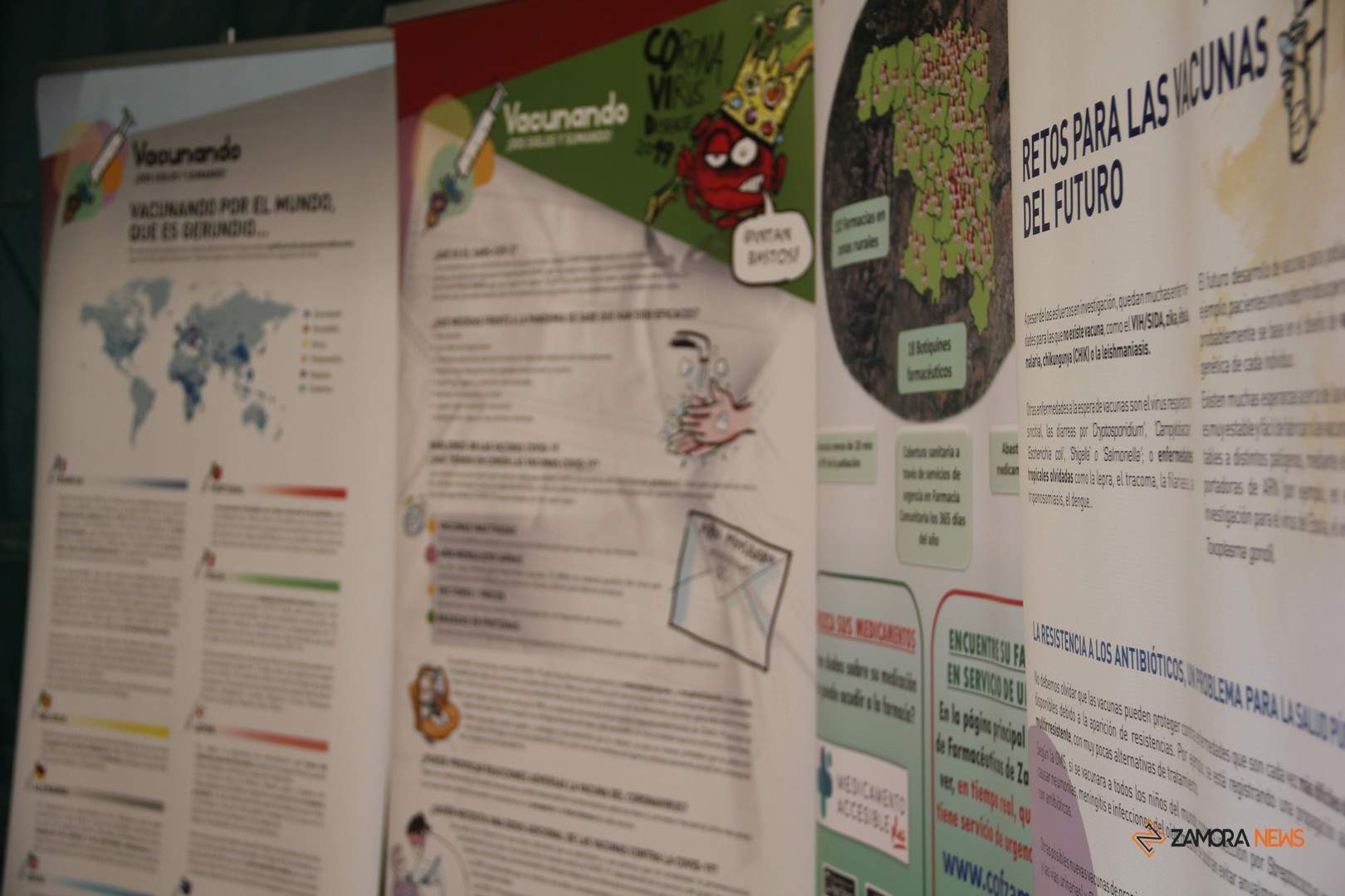 Inauguración de la exposición itinerante Vacunando