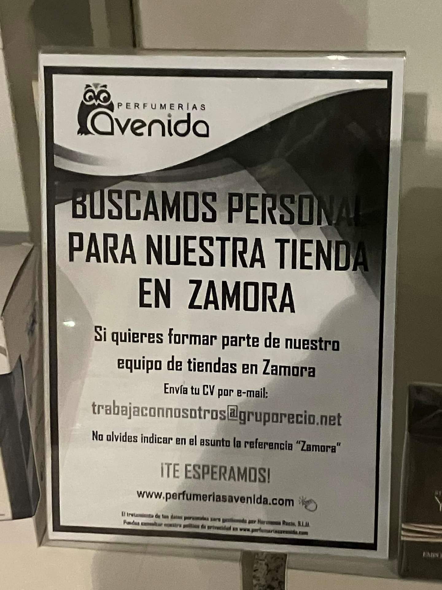 Oferta de trabajo Zamora