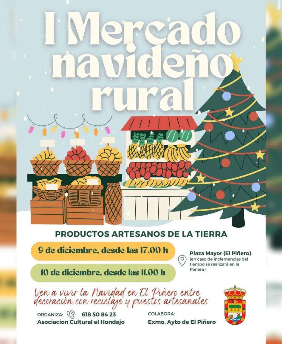Mercado navideño rural