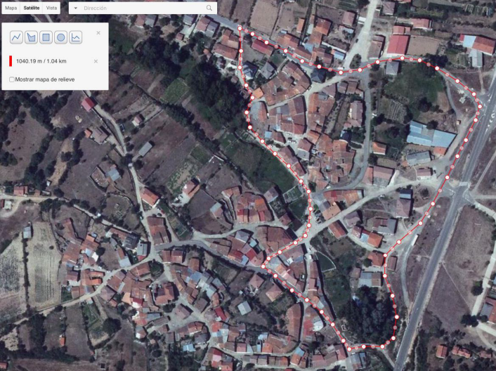 Recorrido San Silvestre del Rebollar
