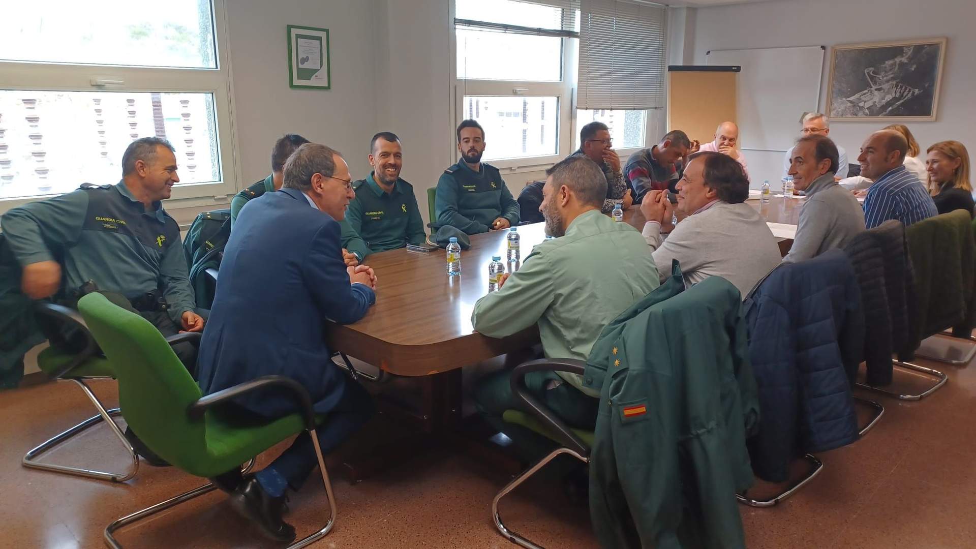 El subdelegado del Gobierno en Zamora, Ángel Blanco, en la reunión anual del Comité de Implantación de los Planes de