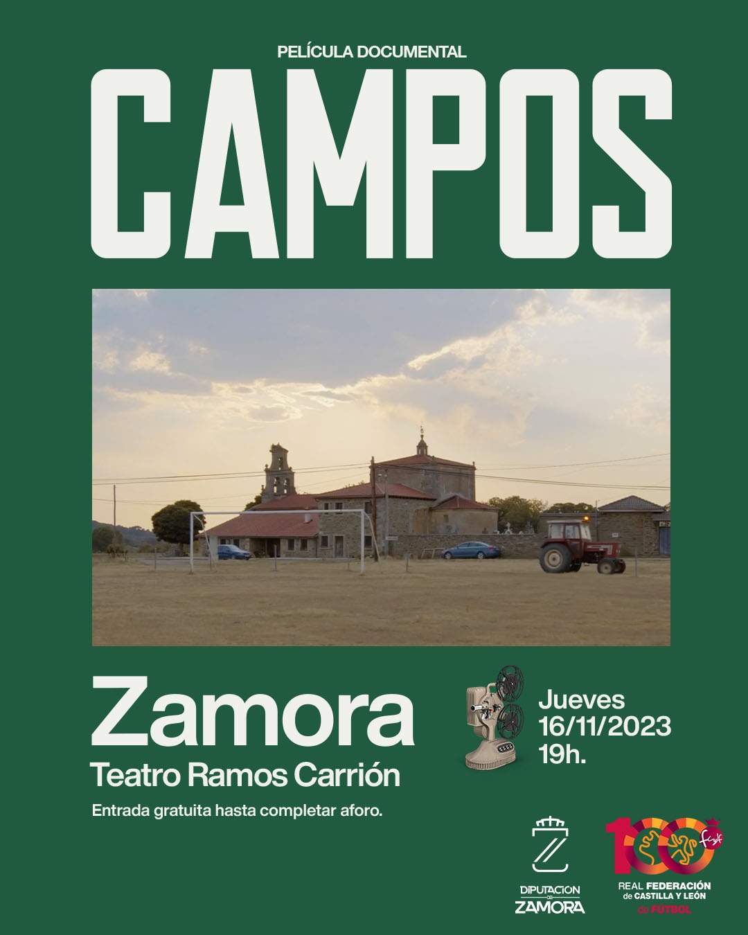 Película documental Campos