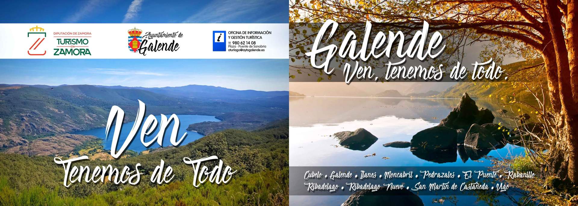 Folleto informativo Galende y el Lago de Sanabria