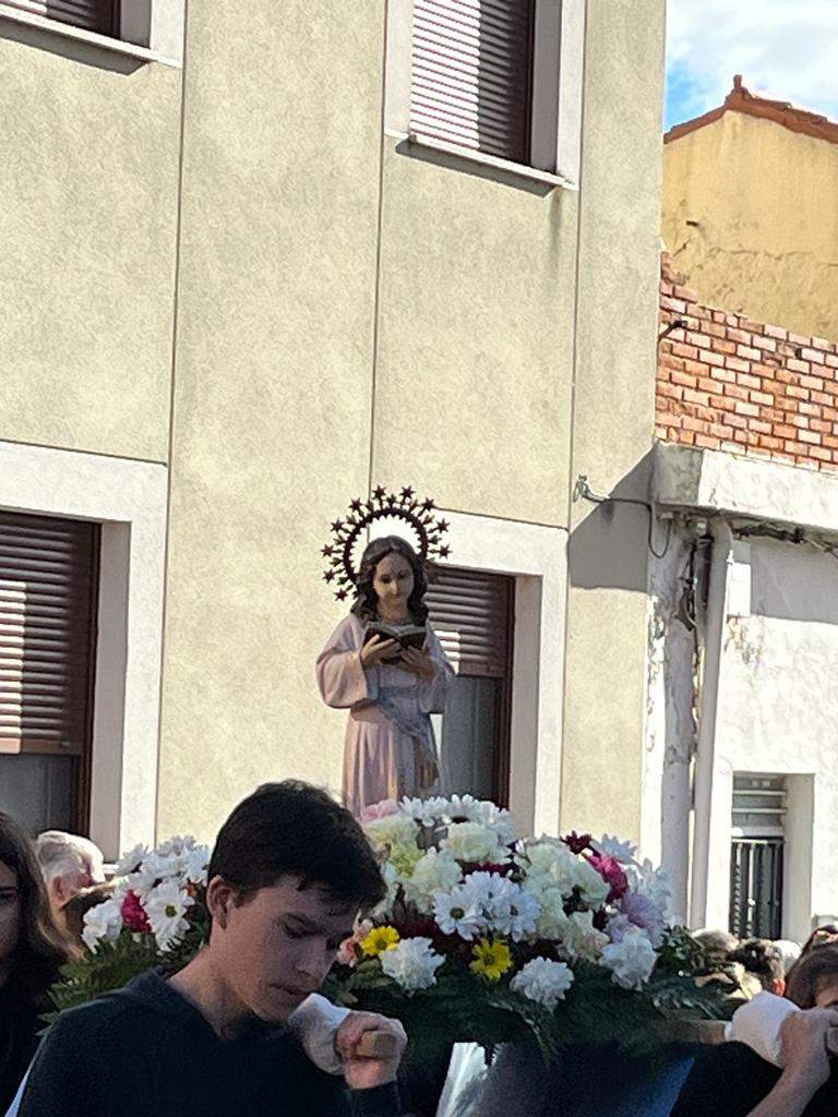 procesión, colegio Santísima Trinidad de Zamora