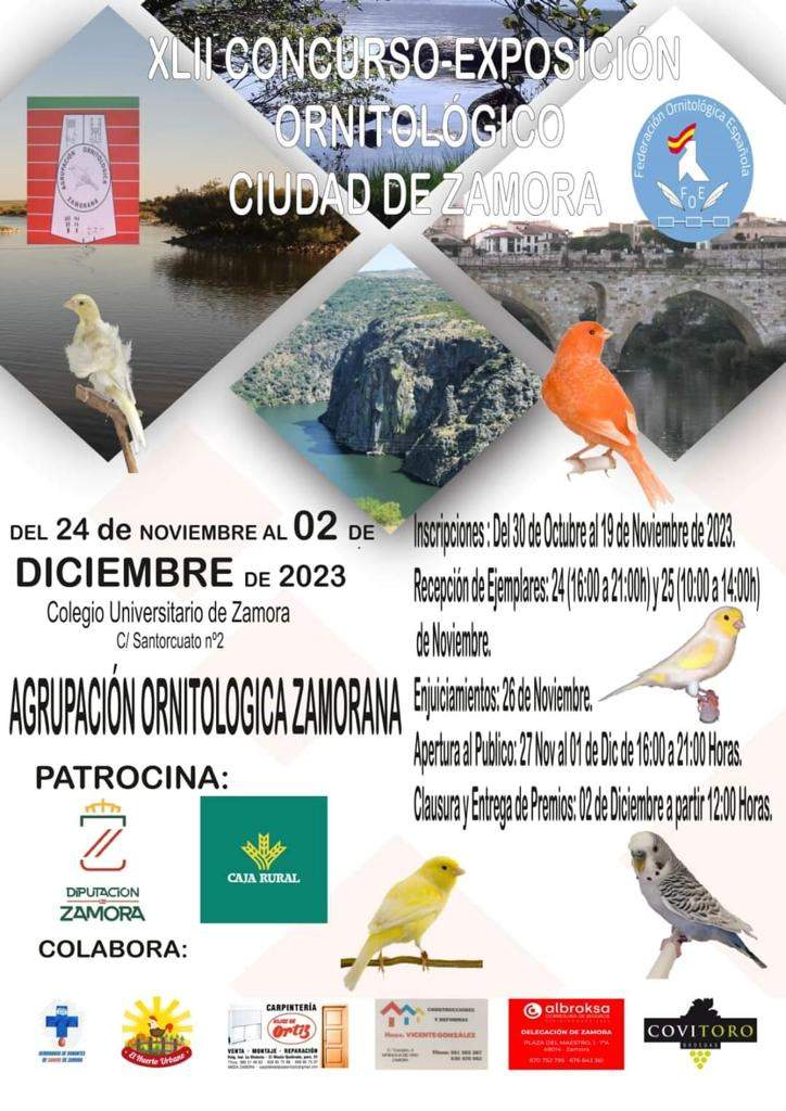 XLII concurso-exposición ornitólogico