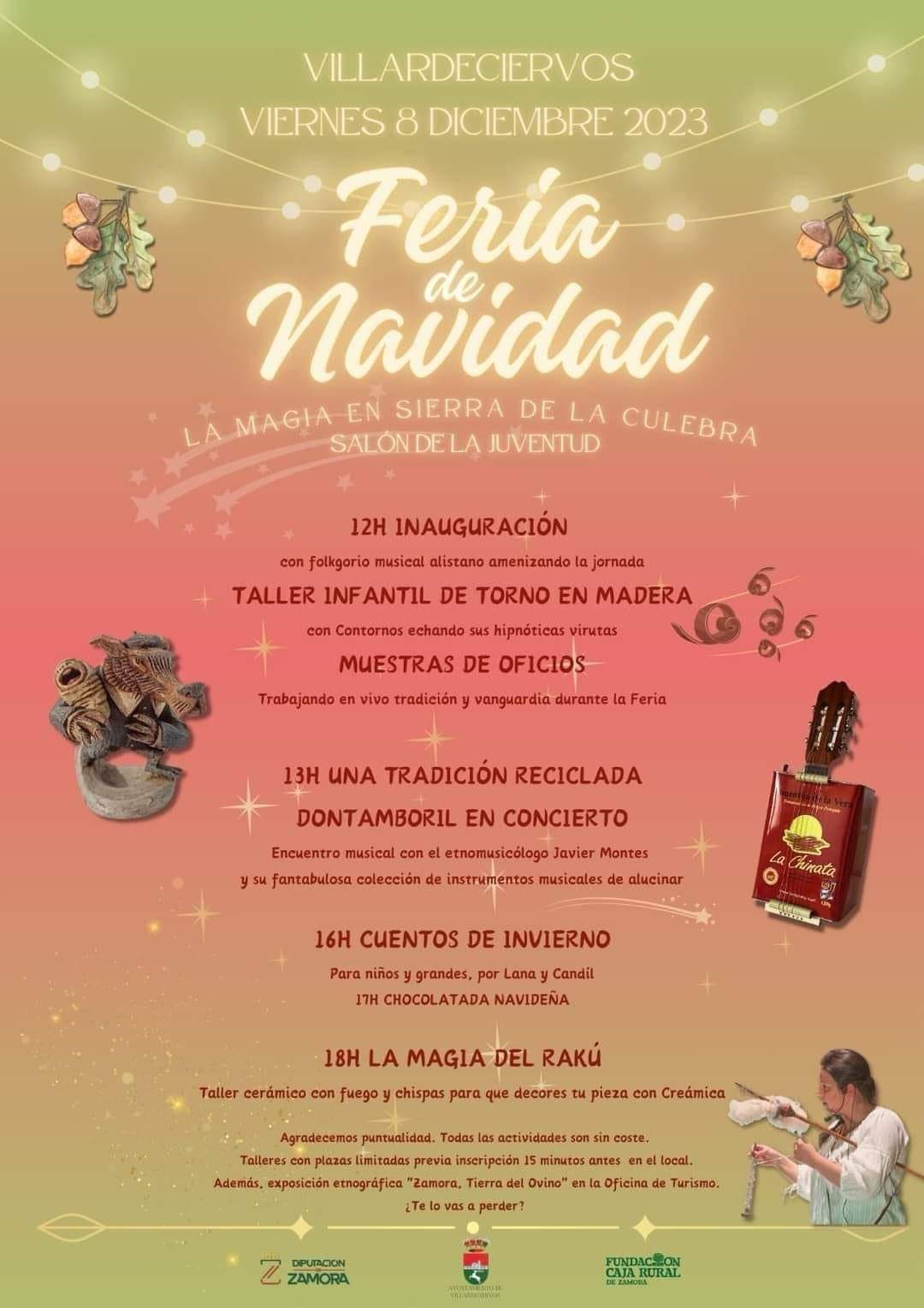 feria de navidad en Villardeciervos