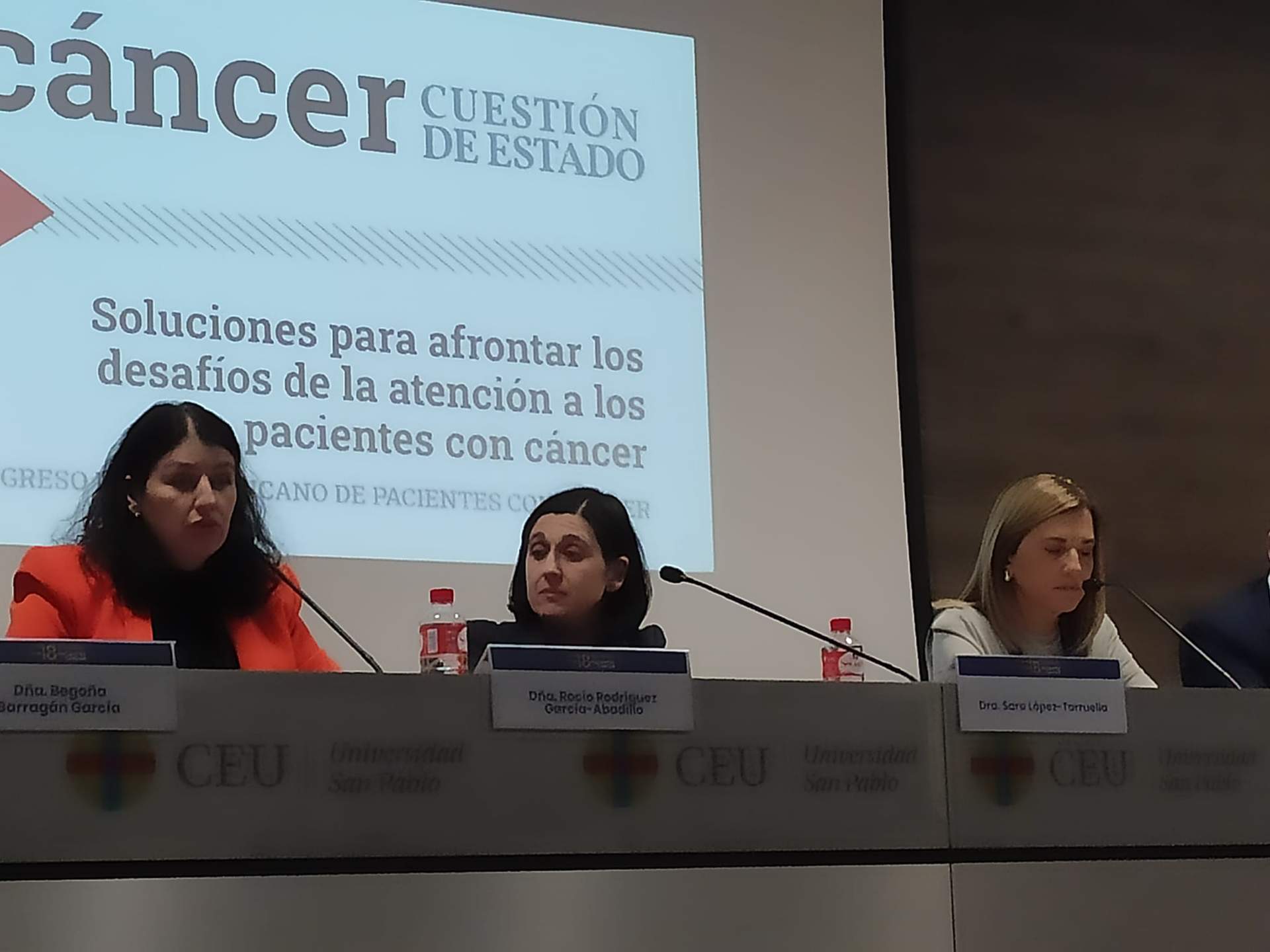 La hematóloga María Victoria Matilla en el 18 Congreso Iberoamericano de Pacientes con Cáncer