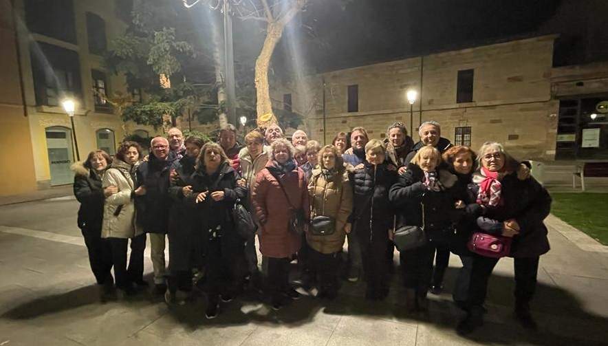 Cena de extrabajadores de Sándalo. Fotografía: CEDIDA