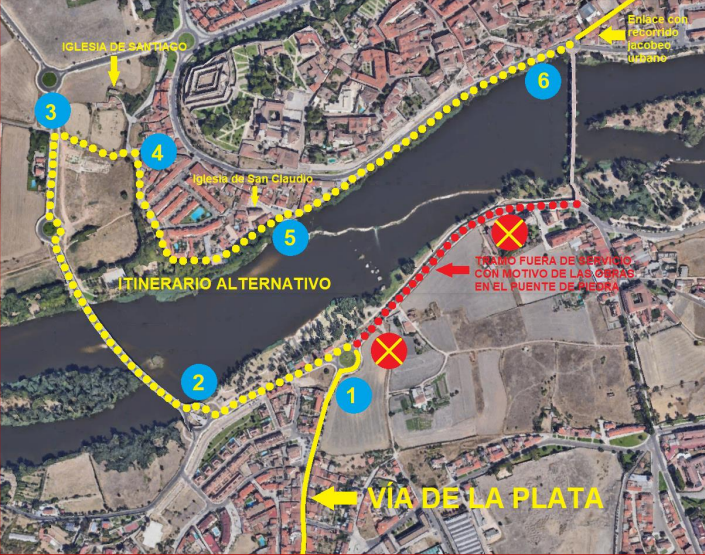 Itinerario alternativo Camino de Santiago Vía de la Plata