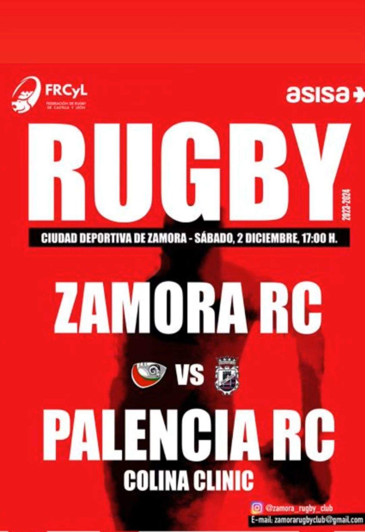 Zamora rugby, cartel
