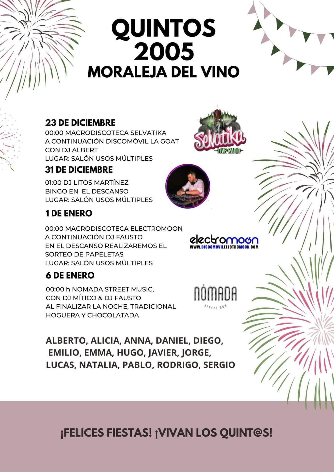 cartel quintos Moraleja del Vino