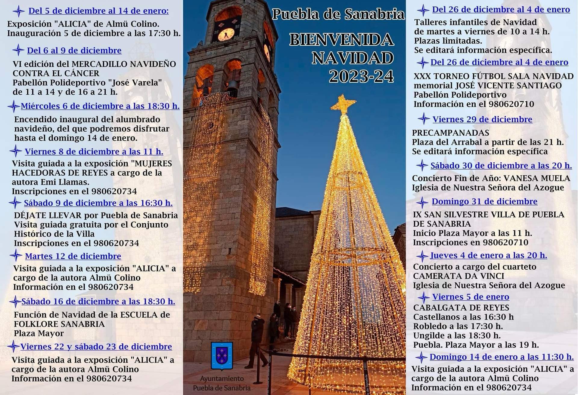 programación navideña de Puebla de Sanabria