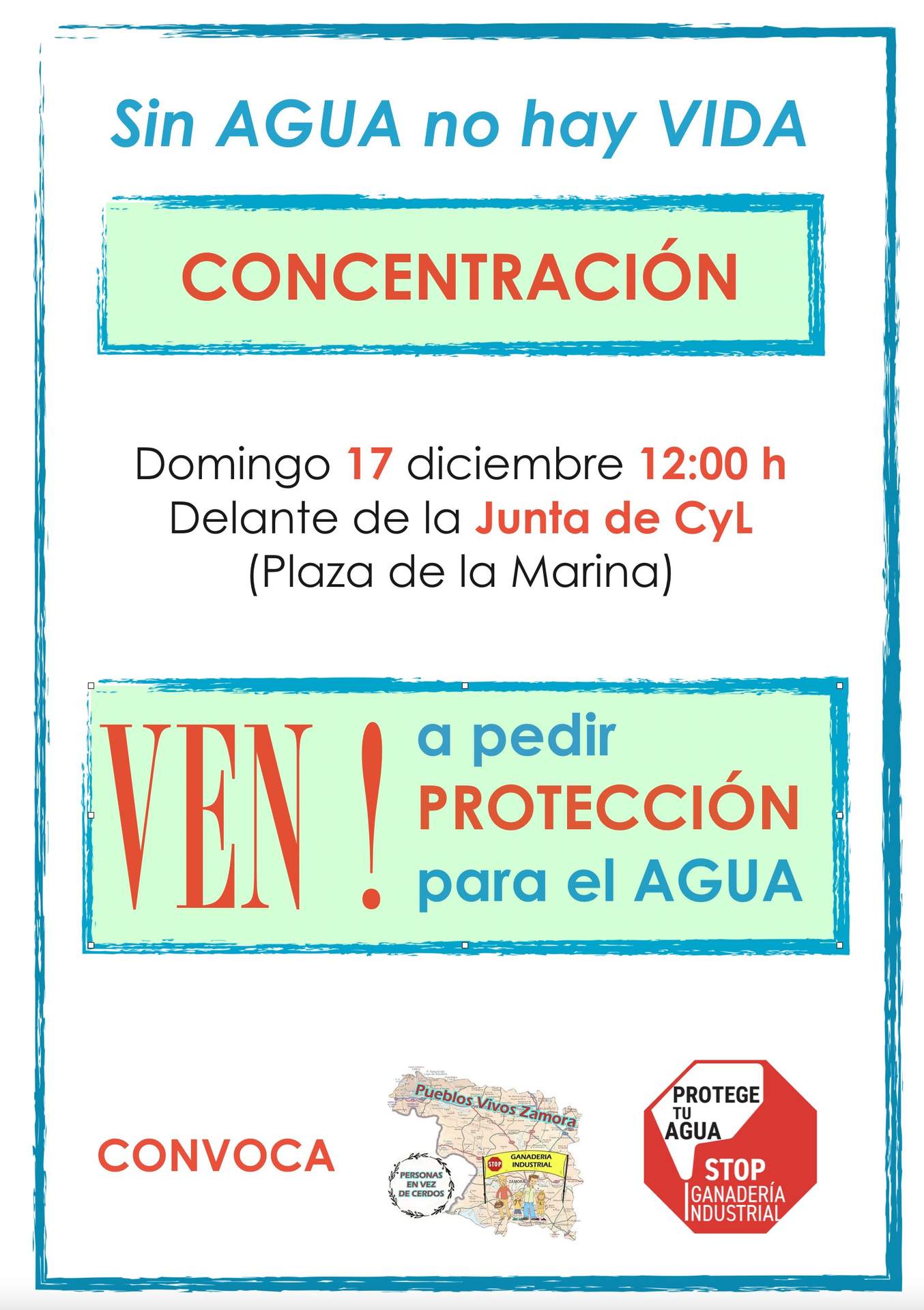Cartel concentración