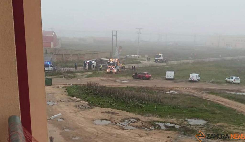accidente camión en Toro _2
