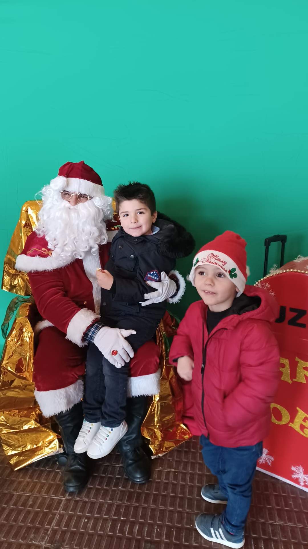 Papá Noel visita el Alejandro Casona