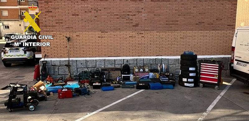 Operación GOGOSA. Fotografía: Comandancia de Salamanca