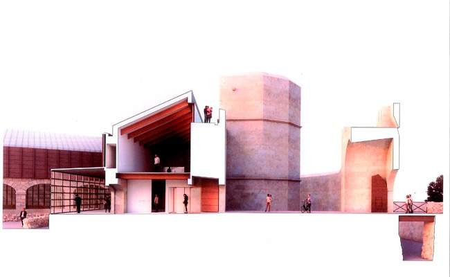 plano proyecto Museo Baltasar Lobo