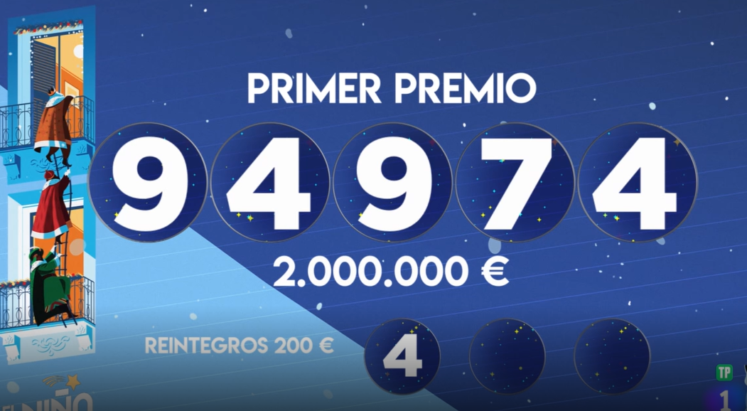 Primer Premio Sorteo El Niño 2024