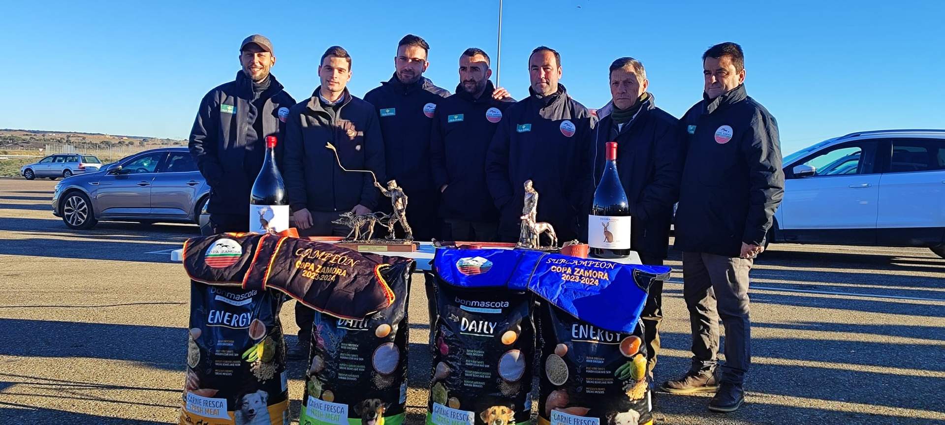 Trofeos de la final de la Copa Zamora Galgos