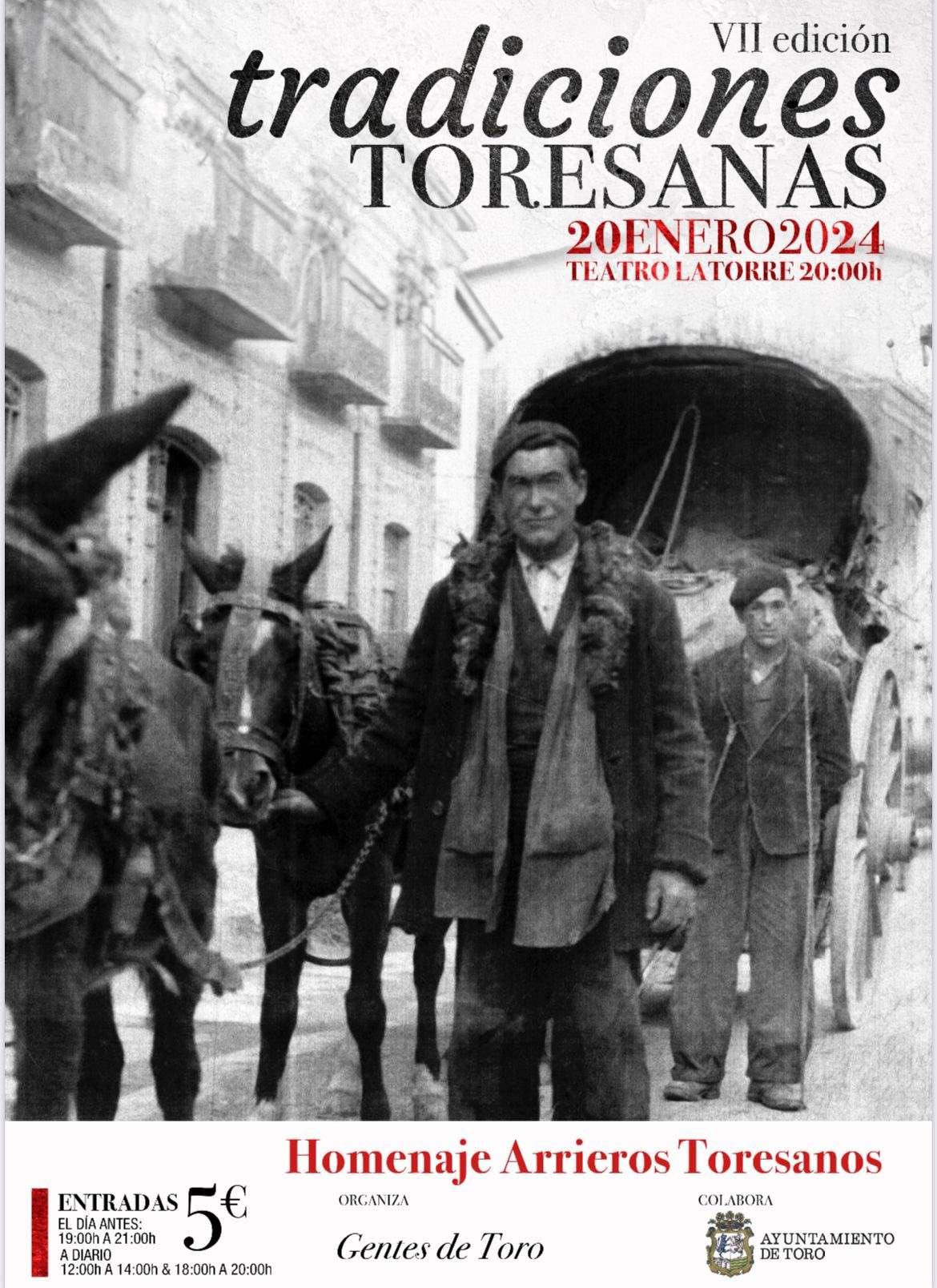 Cartel evento "Tradiciones Toresanas"