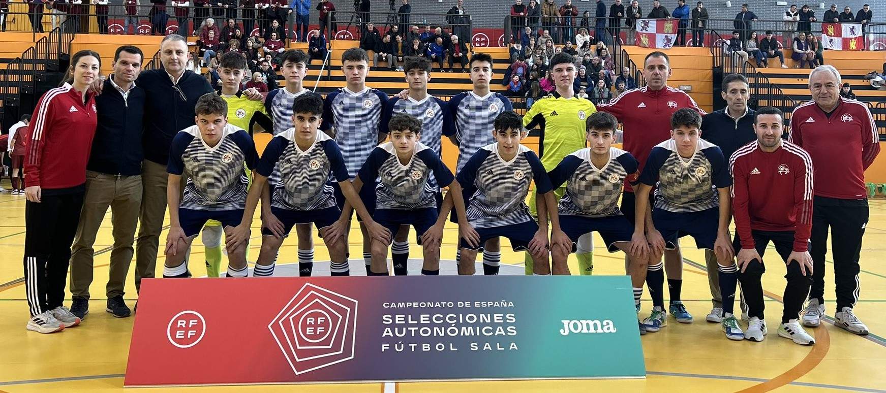 Selección Sub16 de fútbol sala de Castilla y León en los cuartos de final del Campeonato de España