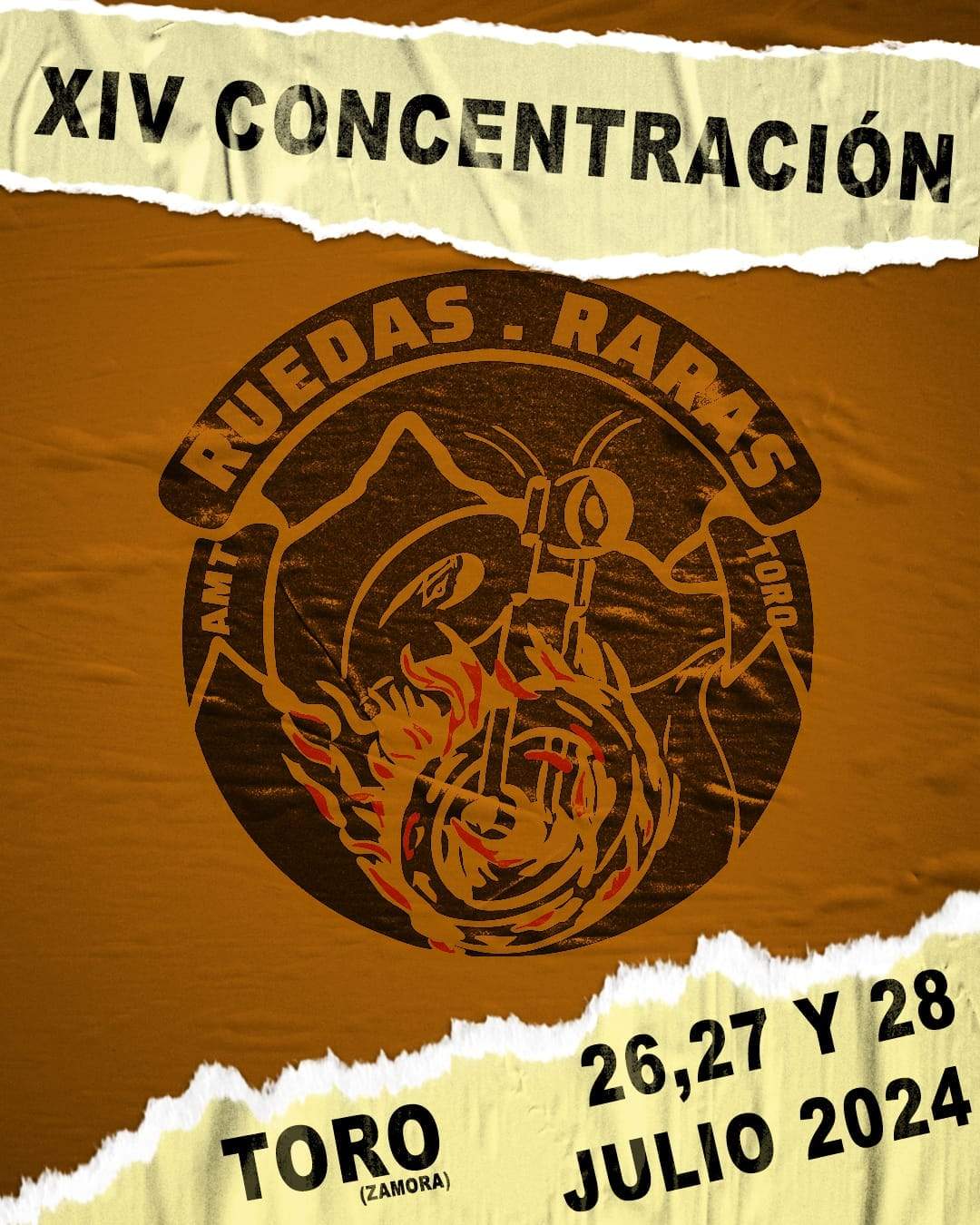 Cartel concentración 'Ruedas Raras'