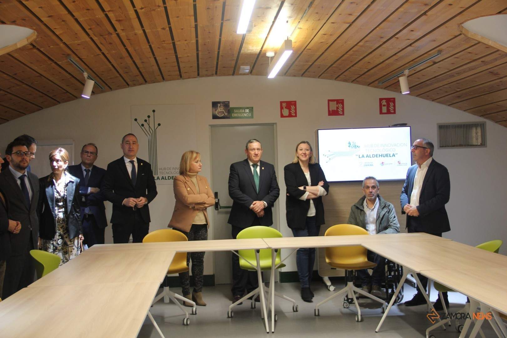 Visita a las instalaciones del HUB tecnológico La Aldehuela