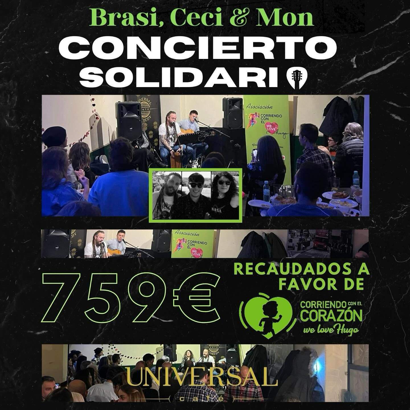 concierto solidario en Zamora a favor de la asociación "Corriendo con el Corazón por Hugo"