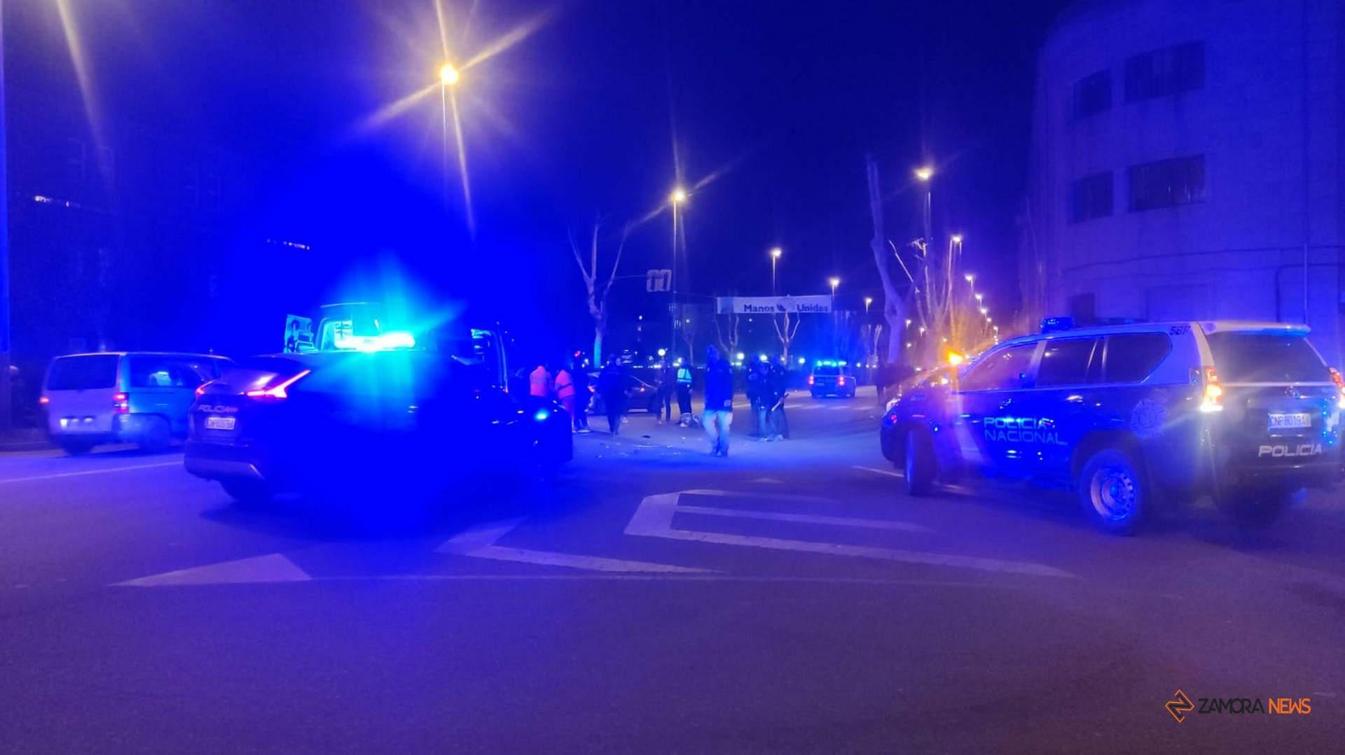 Accidente entre la calle Arapiles y Argentina