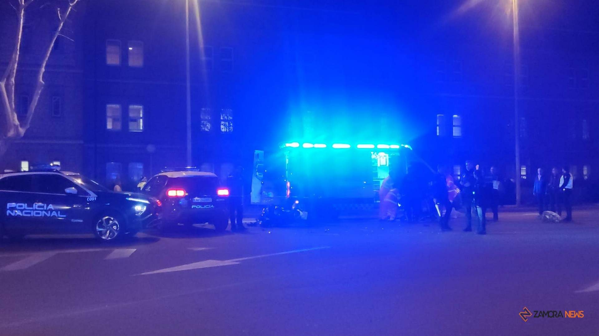 Accidente entre la calle Arapiles y Argentina